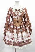 To Alice / メルティチョコベアワンピース S ブラウン H-25-05-17-1051-LO-OP-NS-ZH
