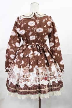画像2: To Alice / メルティチョコベアワンピース S ブラウン H-25-05-17-1051-LO-OP-NS-ZH