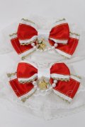 Angelic Pretty / Pearlオーガンジーお袖とめ  オフ/レッド H-25-05-17-1009-AP-ZA-NS-ZH