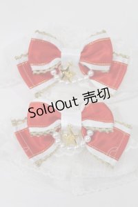 Angelic Pretty / Pearlオーガンジーお袖とめ  オフ/レッド H-25-05-17-1009-AP-ZA-NS-ZH