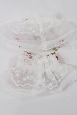 画像2: Angelic Pretty / Pearlオーガンジーお袖とめ  オフ/レッド H-25-05-17-1009-AP-ZA-NS-ZH