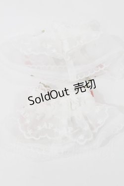 画像2: Angelic Pretty / Pearlオーガンジーお袖とめ  オフ/レッド H-25-05-17-1009-AP-ZA-NS-ZH