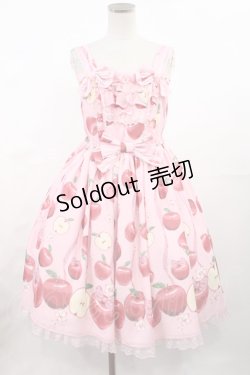 画像1: Angelic Pretty / Girly Applesジャンパースカート Free ピンク H-25-05-17-1002-AP-OP-NS-ZH