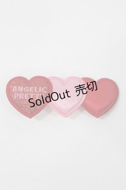 画像1: Angelic Pretty / Trio Heartクリップ  レッド/ピンク H-25-05-17-1019-AP-AC-NS-ZH