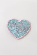 Angelic Pretty / Decoration Heartワッペンクリップ  サックス H-25-05-17-1022-AP-AC-NS-ZH