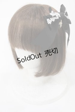 画像3: BABY,THE STARS SHINE BRIGHT / TRUMP ALICEのリボンクリップ  ブラック H-25-05-17-1032-BA-AC-NS-ZH