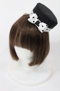 Angelic Pretty / MilkshakeワンピースSetのミニハット  ブラック H-25-05-17-1043-AP-AC-NS-ZH