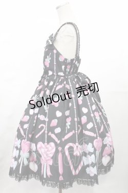 画像2: Angelic Pretty / Candy Ornamentジャンパースカート Free ブラック H-25-05-17-1003-AP-OP-NS-ZH
