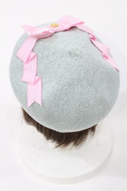画像2: Angelic Pretty / Cuteストライプリボンサマーベレー  サックス H-25-05-17-1045-AP-AC-NS-ZH
