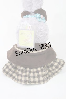 画像2: To Alice / ベアワンピースセット(ぬいぐるみ用）  ブラウン H-25-05-17-1047-LO-ZA-NS-ZH