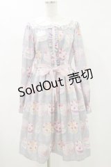 Emily Temple cute / Decoration CAKEワンピース L ライトグレー H-25-05-17-077-ET-OP-KB-ZH