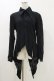 画像1: BPN FOR MEN / 燕尾ブラウス  黒 H-25-05-17-028-GO-BL-KB-ZH (1)