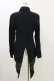 画像2: BPN FOR MEN / 燕尾ブラウス  黒 H-25-05-17-028-GO-BL-KB-ZH (2)