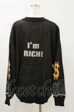 画像2: LAND by MILKBOY / RR RICH SWEATER  ブラック H-25-05-17-031-MB-TO-KB-ZT240