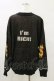 画像2: LAND by MILKBOY / RR RICH SWEATER  ブラック H-25-05-17-031-MB-TO-KB-ZT240 (2)