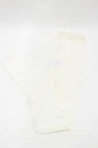 Jane Marple / リボンレースオーバーニー  オフ×ブルー H-25-05-18-005-JM-ZA-KB-ZH