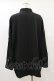 画像2: MiDiom / Ruffle Frill Big Shirt  ブラック H-25-05-18-043-PU-BL-KB-ZH (2)