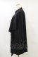 画像3: MiDiom / Ruffle Frill Big Shirt  ブラック H-25-05-18-043-PU-BL-KB-ZH (3)