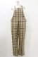 画像1: MILKBOY / CHECK SALOPETTE PANTS  ベージュ H-25-05-18-044-MB-PA-KB-ZH (1)