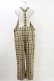 画像2: MILKBOY / CHECK SALOPETTE PANTS  ベージュ H-25-05-18-044-MB-PA-KB-ZH (2)