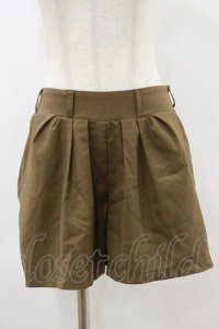 OZZ ANGELO / ポケット刺繍ショートパンツ  カーキブラウン H-25-05-18-049-OO-PA-KB-ZH