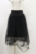 PUNK RAVE / Gothic Rock Veiling Skirt XS 黒 H-25-05-18-054-PU-SK-KB-ZH