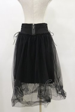 画像2: PUNK RAVE / Gothic Rock Veiling Skirt XS 黒 H-25-05-18-054-PU-SK-KB-ZH