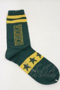 Candy Stripper / YENER RIB SOX  グリーン H-25-05-18-009-PU-ZA-KB-ZH