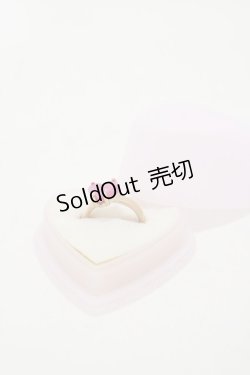 画像1: MILK / ハートリング L（12〜13号） ピンク H-25-05-18-011-ML-AC-KB-ZH