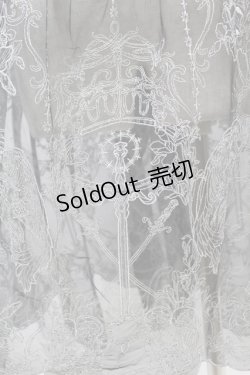画像3: Mademoiselle Pearl（海外ロリータブランド） / The Sword Of Maria Apron Free ブラック H-25-05-18-1045-0-OP-NS-ZH