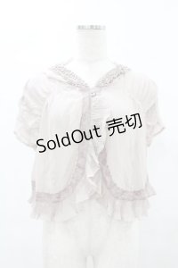 axes femme / シフォンボレロ M ベージュ H-25-05-18-1048-AX-TO-NS-ZH