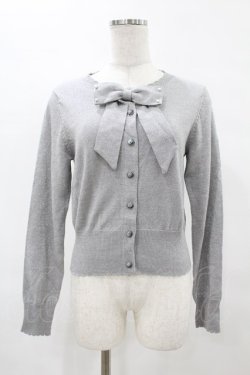 画像1: Angelic Pretty / Twinkle グリッターニットカーディガン Free シルバー H-25-05-18-1051-AP-TO-NS-ZH