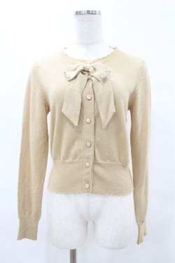 画像1: Angelic Pretty / Twinkle グリッターニットカーディガン Free ゴールド H-25-05-18-1052-AP-TO-NS-ZH