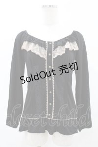 axes femme / ローズレーストップス M ブラック H-25-05-18-1060-AX-TO-NS-ZH