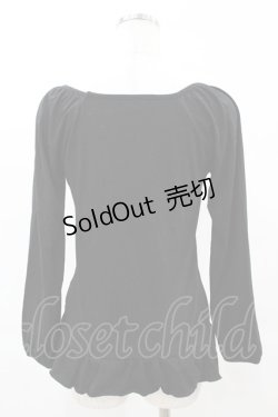 画像2: axes femme / ローズレーストップス M ブラック H-25-05-18-1060-AX-TO-NS-ZH