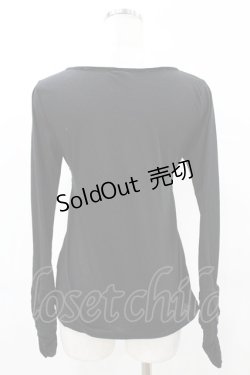 画像2: axes femme / ベロアリボントップス M ブラック H-25-05-18-1062-AX-TO-NS-ZH
