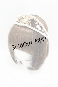 Long Ears&Sharp Ears（海外ロリータブランド） / The Kingdom of Fairies The Queen's Coronation Pearl Crown  ゴールド H-25-05-18-1011-0-AC-NS-ZH