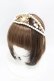 画像1: Long Ears&Sharp Ears（海外ロリータブランド） / The Kingdom of Fairies The Queen's Coronation Pearl Crown  ゴールド H-25-05-18-1011-0-AC-NS-ZH (1)