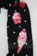 画像2: Angelic Pretty / Fresh Strawberry Dinerオーバーニー  ブラック H-25-05-18-1017-AP-ZA-NS-ZH (2)