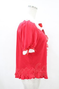 画像3: Angelic Pretty / スクエア付け襟カットソー Free レッド H-25-05-18-1025-AP-TO-NS-ZH