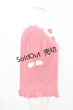 画像3: Angelic Pretty / スクエア付け襟カットソー Free レッド H-25-05-18-1025-AP-TO-NS-ZH