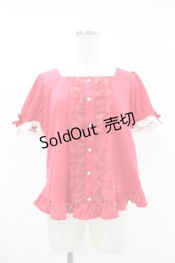 画像5: Angelic Pretty / スクエア付け襟カットソー Free レッド H-25-05-18-1025-AP-TO-NS-ZH