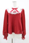 Angelic Pretty / Fantasyラウンド切替カットソー Free レッド H-25-05-18-1026-AP-TO-NS-ZH