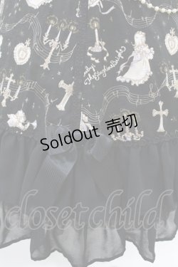 画像5: BABY,THE STARS SHINE BRIGHT / 天使が囁く聖夜の旋律柄ミカエルジャンパースカート Free ブラック H-25-05-18-1030-BA-OP-NS-ZH