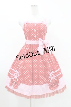 画像1: Angelic Pretty / Candy Popジャンパースカート Free レッド H-25-05-18-1031-AP-OP-NS-ZH