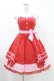画像1: Angelic Pretty / Candy Popジャンパースカート Free レッド H-25-05-18-1031-AP-OP-NS-ZH (1)