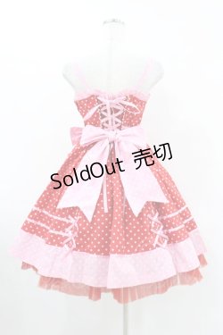 画像2: Angelic Pretty / Candy Popジャンパースカート Free レッド H-25-05-18-1031-AP-OP-NS-ZH