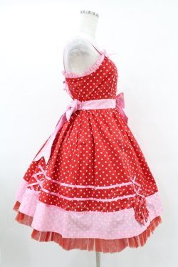画像3: Angelic Pretty / Candy Popジャンパースカート Free レッド H-25-05-18-1031-AP-OP-NS-ZH