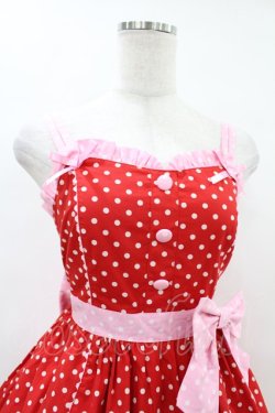 画像4: Angelic Pretty / Candy Popジャンパースカート Free レッド H-25-05-18-1031-AP-OP-NS-ZH
