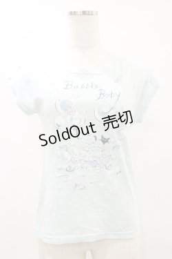 画像1: MILK / Bubble Baby Tee  パウダーブルーバブル H-25-05-18-026-ML-TO-KB-ZH